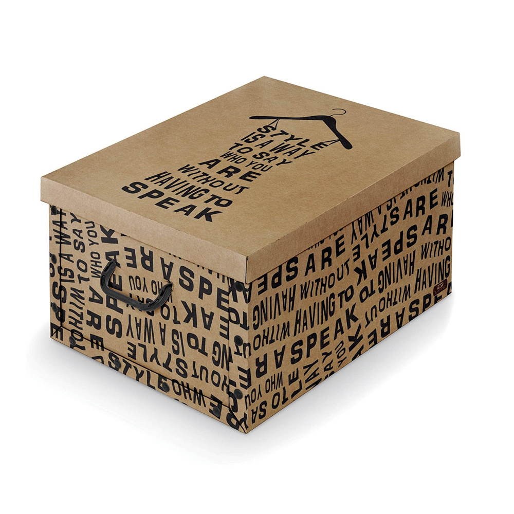 Carton Déménagement Grande Penderie 50x50x120cm – Avec Tringle, Porte, Pour Robes, Costumes, Manteaux