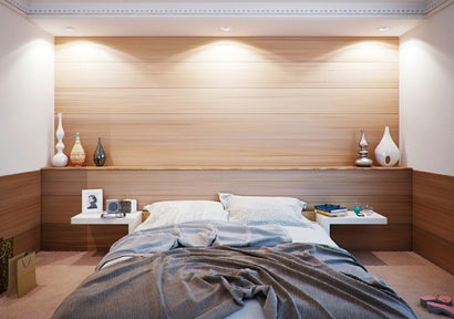 Chambre verte et fraîche