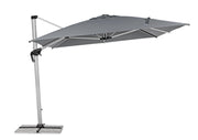 Ombrellone braccio alluminio grigio Ines 3x4