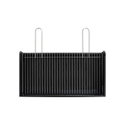 Barbecue a carbone in acciaio nero