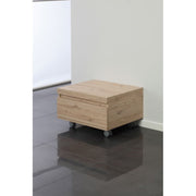 Cassettiera bagno su ruote un cassetto Rovere 58x48x29,5 cm