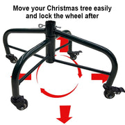 Base d'arbre en métal avec roues cm73