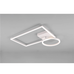 Plafonnier Verso Led Blanc Avec Articulation Et Intensité Réglable Avec Interrupteur L. 63Cm Led Moderne