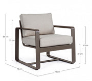 2x Poltrona CC Merrigan Coffee Yk14