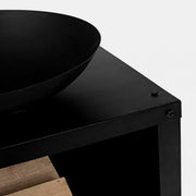 Brasero en métal Efesto 38x38 cm