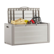 Coffre de jardin beige GULLIVER 118x49x h55 cm