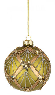 Suspension Vt Luxe Vert-Champagne D80