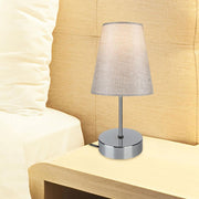 Estelya AZ1068 lampe de table chromée beige