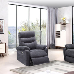 Fauteuil inclinable électrique gris foncé 855 x 92 x 109 cm