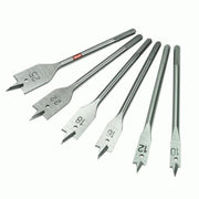 Kit complet de 6 mécaniques pour bois avec fraises, mèches et perceuse.