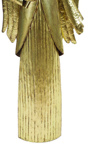Grand ange doré avec étoile nai-2228 cm. 55 x 21 h 147