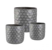 Set3 P.Vaso Pyramide à Antracite