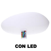 Lampe Led rechargeable en plastique multicolore 40x30h15 cm