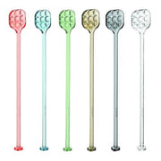 Set de 6 cuillères à cocktail 'tiffany'