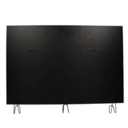 Tableau noir avec cintre en bois 3 places et craie cm60x40-47x8