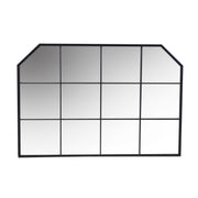 Miroir en métal noir cm100x2h70