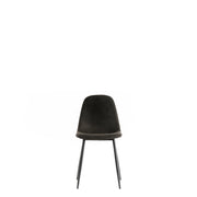 Lot de 4 chaises en similicuir 44cm x 50cm H. 84cm