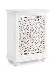 Buffet 2 portes en bois blanc Alinta