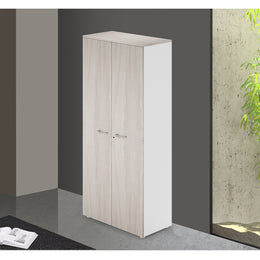 Armoire bibliothèque de bureau avec portes verrouillables couleur Olmo H212x90x45cm