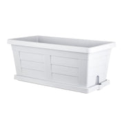 Soucoupe en bois de 80 cm avec effet glace pour la jardinière 31182 de Bama Piante.