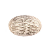 Pouf sable tressé bizzotto cm 80