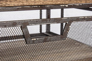Commode OFFICINA en acier et bois 129,5h cm