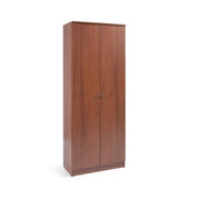 Meuble à chaussures polyvalent Noyer antique mélaminé 2 portes h182x71x38