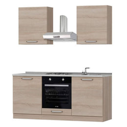 Cuisine en chêne Krant 180cm avec électroménager