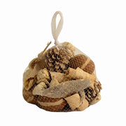 Décoration pomme de pin mixte en sachet cmø20h14