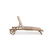 Lit bébé Noemi en bois d'acacia 195x66xH34-65,5cm