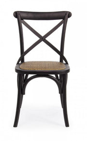 Chaise Retro Black Elm Cross