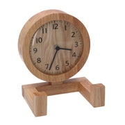 Horloge en bois naturel 11,5x15x20 cm