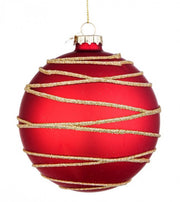 8x Sphère Vt Glam Rouge D100