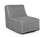 Chaise Longue Rihanna Gonflable Gris