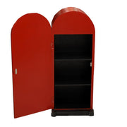 Juke box 1 porte rouge cm 37x 30 x 88 h