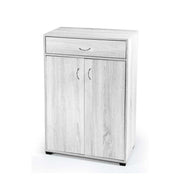 Rack de chaussures blanches avec étagères et tiroir 63 x 33 x 95 h cm cm