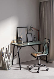 Chaise de bureau en éco-cuir acier Gulliver Young