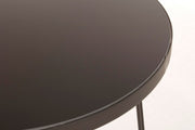 Table basse en métal noir de style design