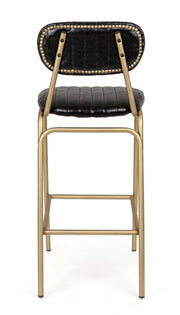 Bar vintage tabouret addy noir 41x51x100h cm