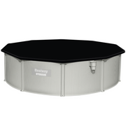 Piscine hors sol ronde Hydrium 460x120 cm grise