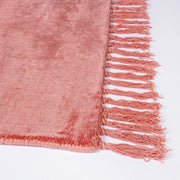 Tapis en viscose style ethnique Corail Rouge BELIZE 160x230 cm