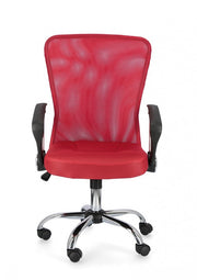 Chaise de bureau BRISBANE rouge réglable en hauteur