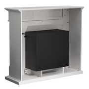 Bioéthanol Foyer Bioéthanne du sol Effet de marbre blanc Truman L108 X P32 X H102