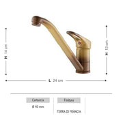 Mélangeur Pescara terre de france