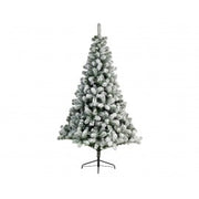 Sapin de Noël en pin enneigé cm 117 x 180 h