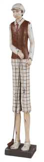 Statue de joueur de golf jw-3740 cm. 15 x 13 h 76