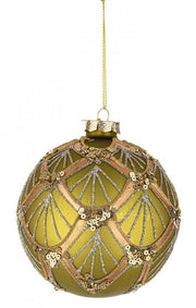 Sphère Vt Luxe Vert-Champagne D100 8x