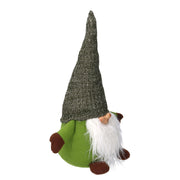 Nain en tissu vert cm16x14h36