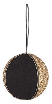 Sphère Baroque Noir-Or D100 6x