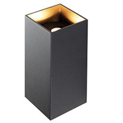 Applique 6W + 6W LED 3000K Tower Black Line
